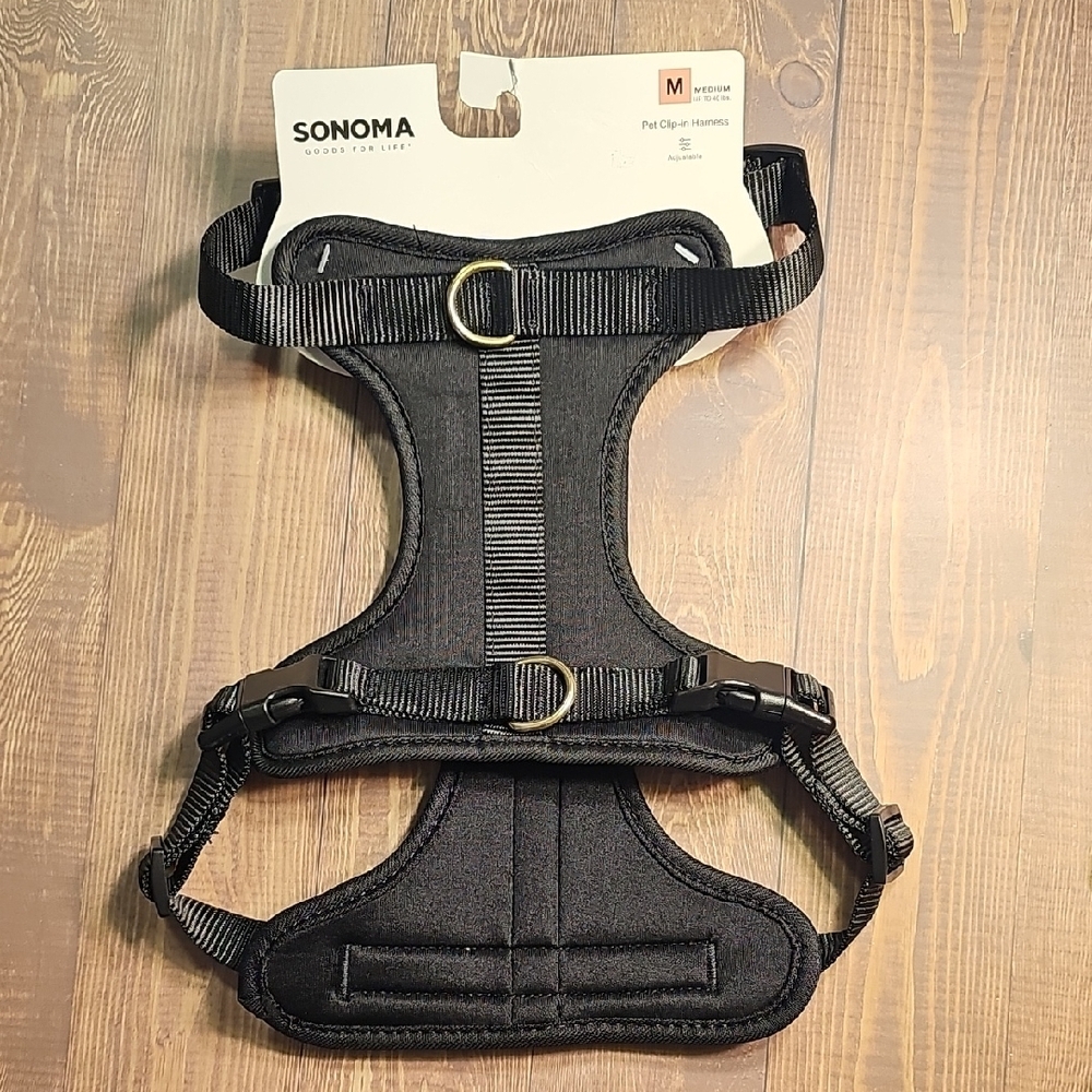 Sonoma Black Pet Harness